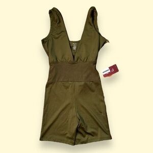 Solely One Piece Romper Bodysuit Mesh NWT Sz L/XL